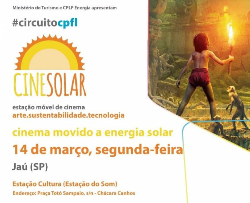 CULTURA PROMOVE CINEMA MOVIDO A ENERGIA SOLAR