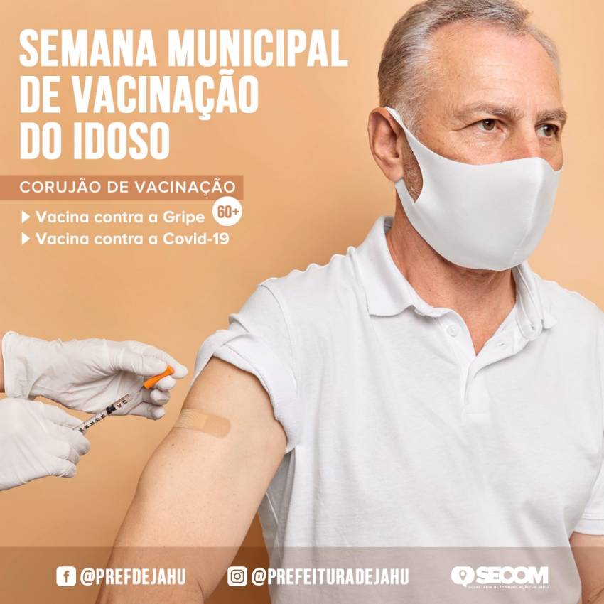 SEMANA MUNICIPAL DE VACINAÇÃO DO IDOSO COMEÇA HOJE