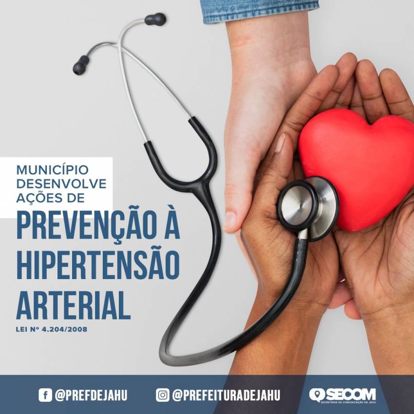 MUNICÍPIO DESENVOLVE AÇÕES DE PREVENÇÃO À HIPERTENSÃO ARTERIAL