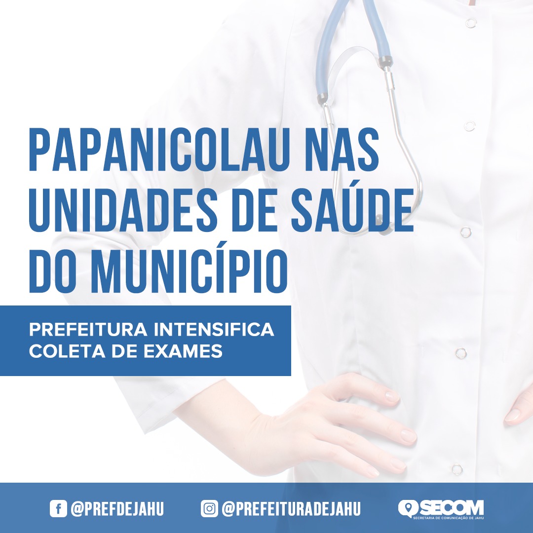 PREFEITURA INTENSIFICA COLETA DE EXAMES DE PAPANICOLAU NA REDE
