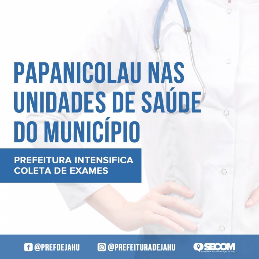PREFEITURA INTENSIFICA COLETA DE EXAMES DE PAPANICOLAU NA REDE