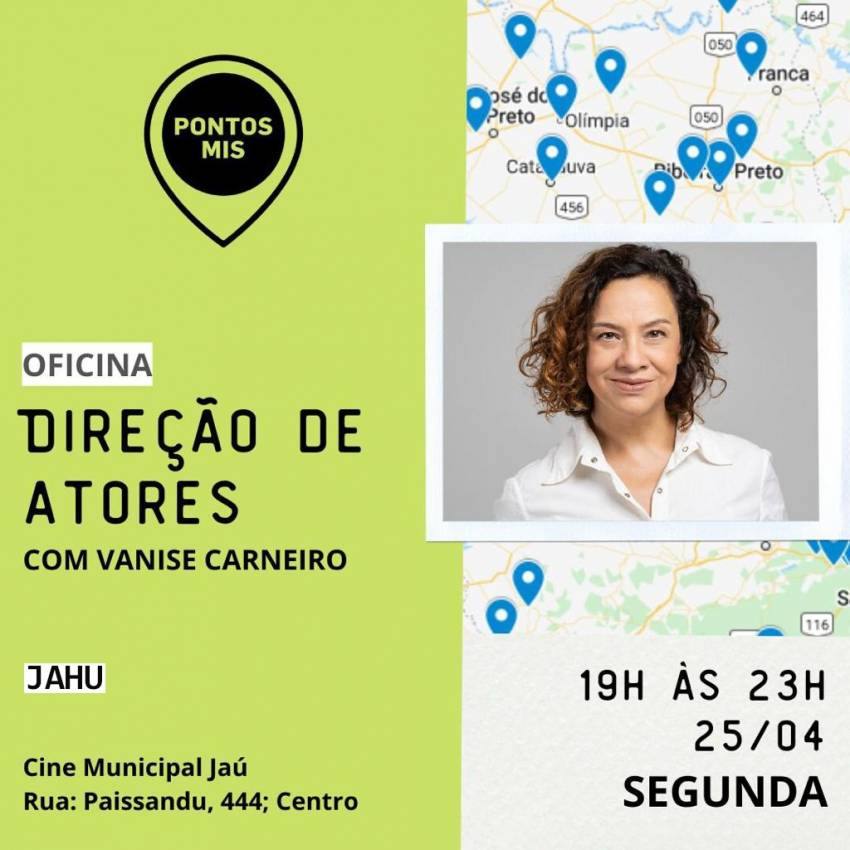 PREFEITURA PROMOVE OFICINA DE DIREÇÃO DE ATORES
