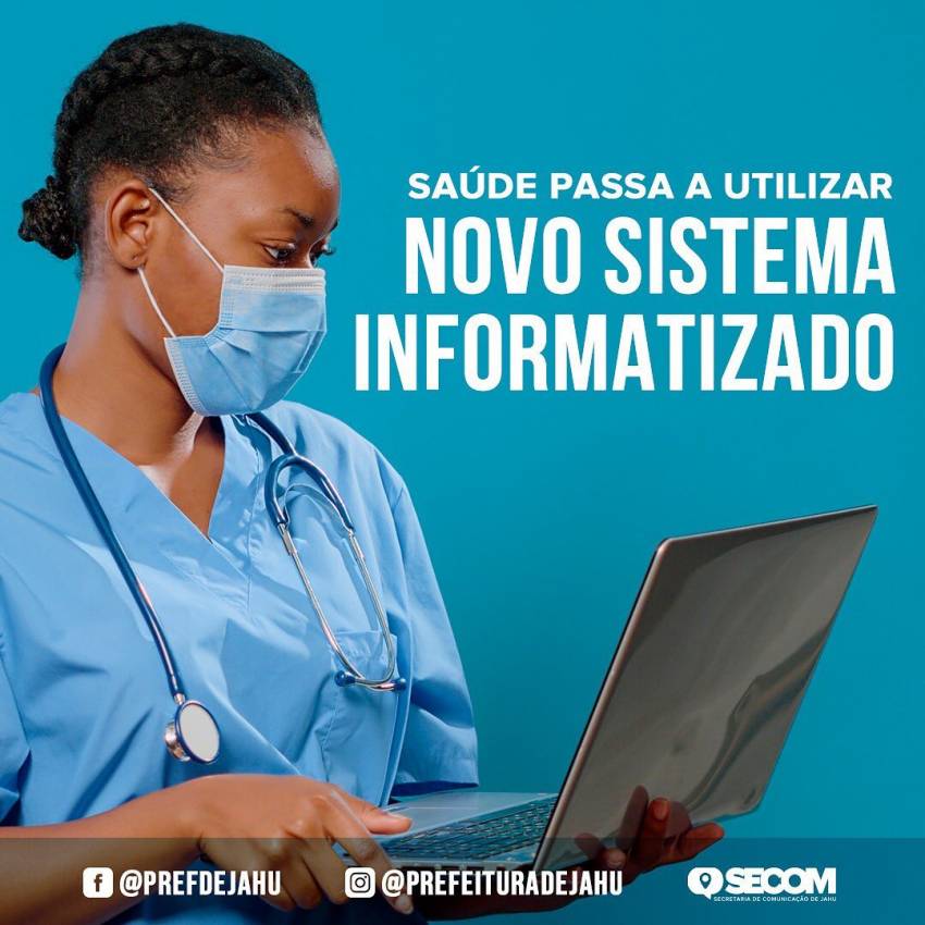 SAÚDE PASSA A UTILIZAR NOVO SISTEMA INFORMATIZADO