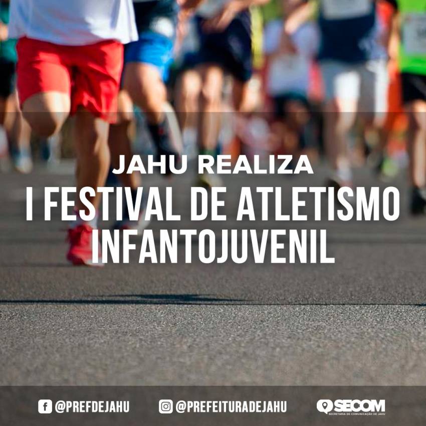 JAHU REALIZA I FESTIVAL DE ATLETISMO INFANTOJUVENIL