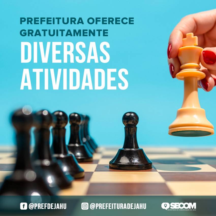 PREFEITURA OFERECE GRATUITAMENTE DIVERSAS ATIVIDADES FÍSICAS