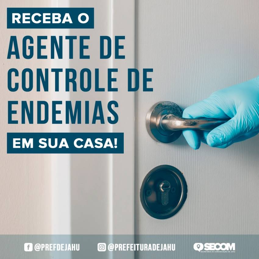PERMITA A ENTRADA DO AGENTE DE ENDEMIAS EM SUA RESIDÊNCIA
