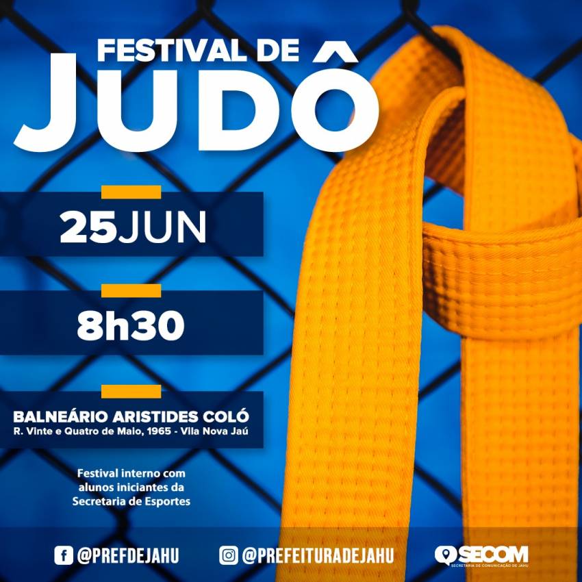 SÁBADO TEM COMPETIÇÃO DE JUDÔ NO BALNEÁRIO