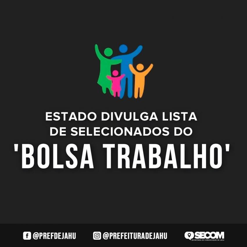BOLSA TRABALHO