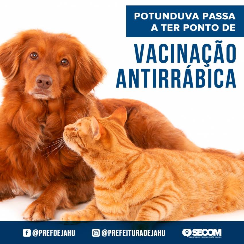 POTUNDUVA PASSA A TER PONTO DE VACINAÇÃO ANTIRRÁBICA  