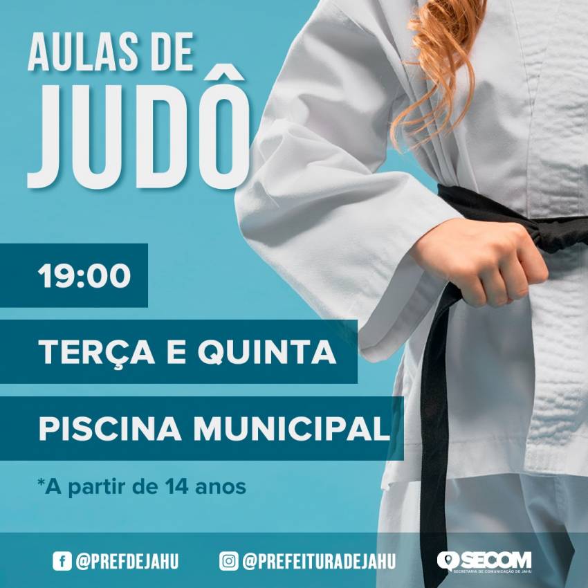 ABERTAS INSCRIÇÕES PARA AULAS DE JUDÔ