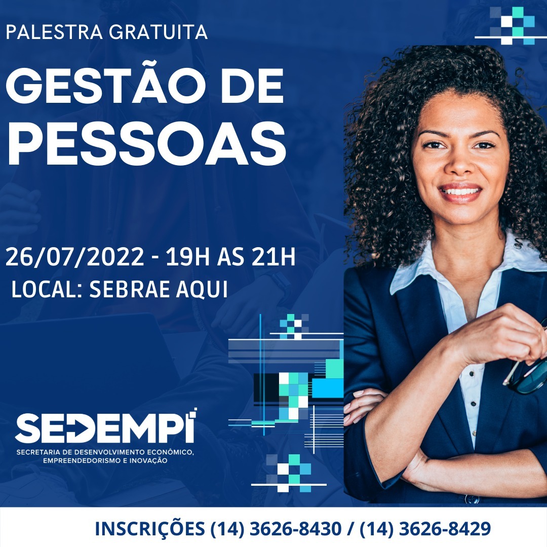 SEBRAE REALIZA PALESTRA SOBRE GESTÃO DE PESSOAS VOLTADO A COMERCIANTES