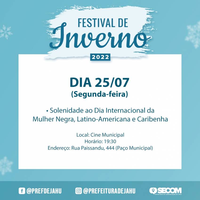 25/6 - DIA INTERNACIONAL DA MULHER NEGRA, LATINO-AMERICANA E CARIBENHA