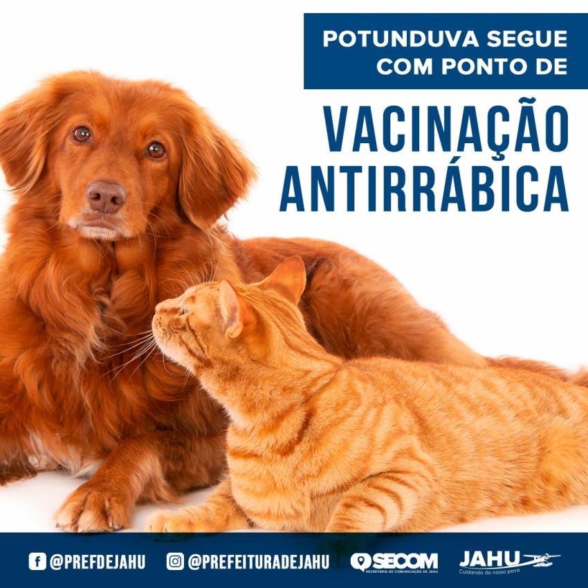 PREFEITURA SEGUE COM PONTO DE VACINAÇÃO ANTIRRÁBICA EM POTUNDUVA