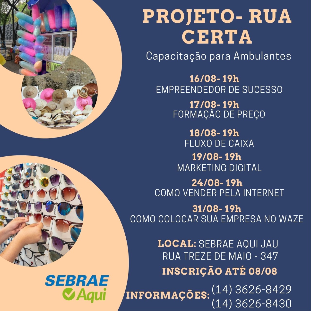 SEDEMPI OFERECE CURSO DE CAPACITAÇÃO PARA AMBULANTES