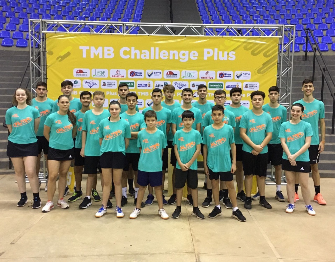 PREFEITURA PARABENIZA EQUIPE DE TÊNIS DE MESA PELO DESEMPENHO NO TMB CHALLENGE PLUS
