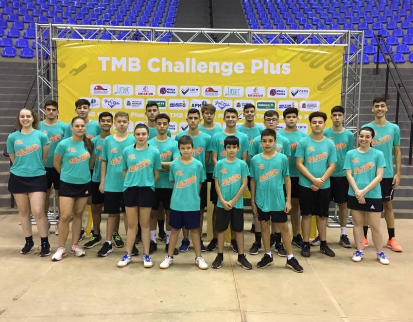 PREFEITURA PARABENIZA EQUIPE DE TÊNIS DE MESA PELO DESEMPENHO NO TMB CHALLENGE PLUS