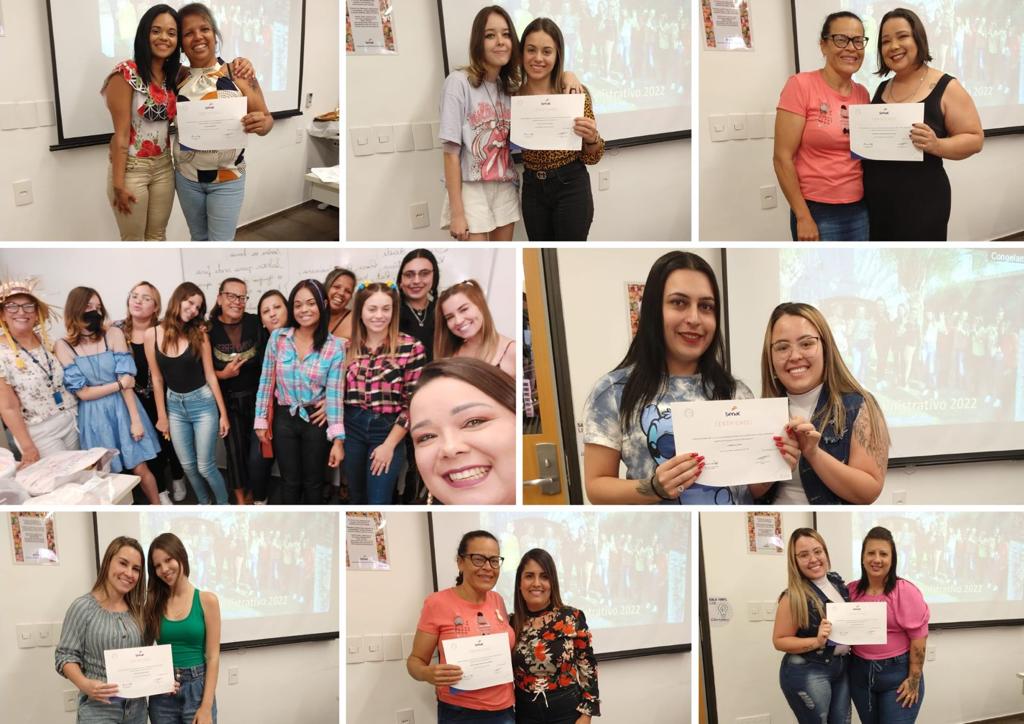 MULHERES SÃO FORMADAS ASSISTENTES ADMINISTRATIVAS