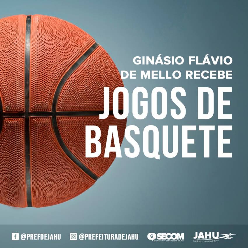 GINÁSIO FLÁVIO DE MELLO RECEBE JOGOS DE BASQUETE NESTE FINAL DE SEMANA