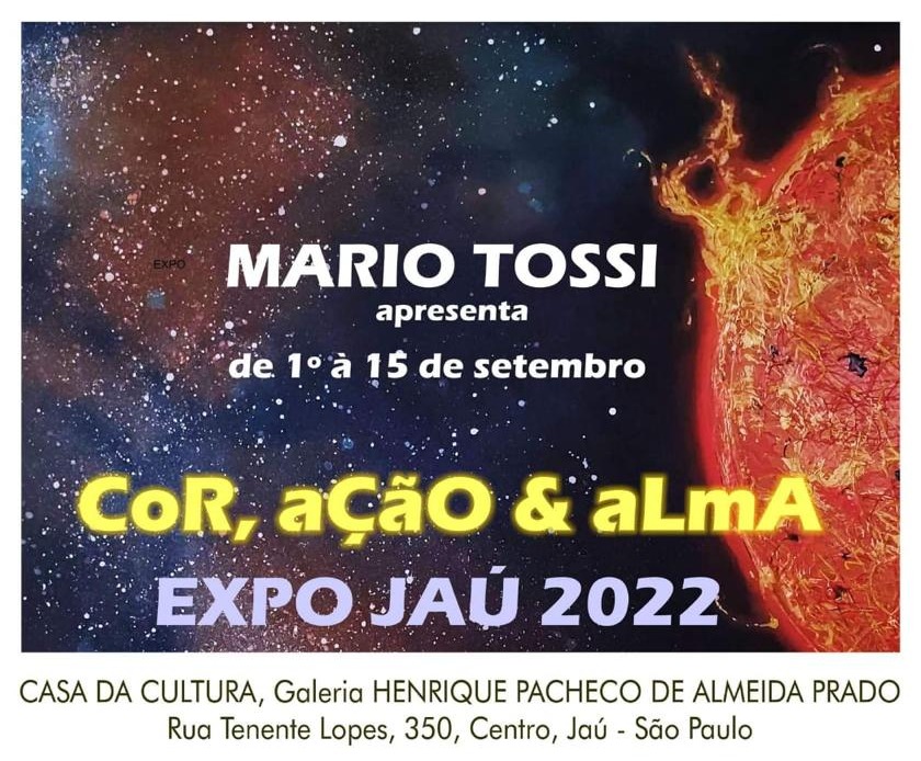PREFEITURA CONVIDA PARA EXPOSIÇÃO DE MARIO TOSSI