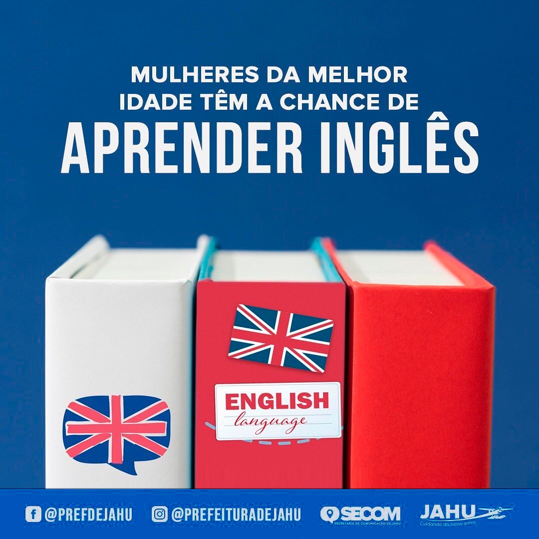 PREFEITURA OFERECE CURSO GRATUITO DE INGLÊS PARA MULHERES ACIMA DE 60 ANOS