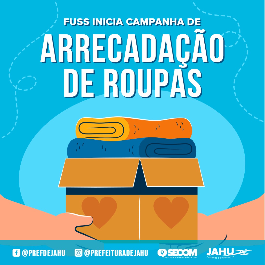FUSS INICIA CAMPANHA DE ARRECADAÇÃO DE ROUPAS
