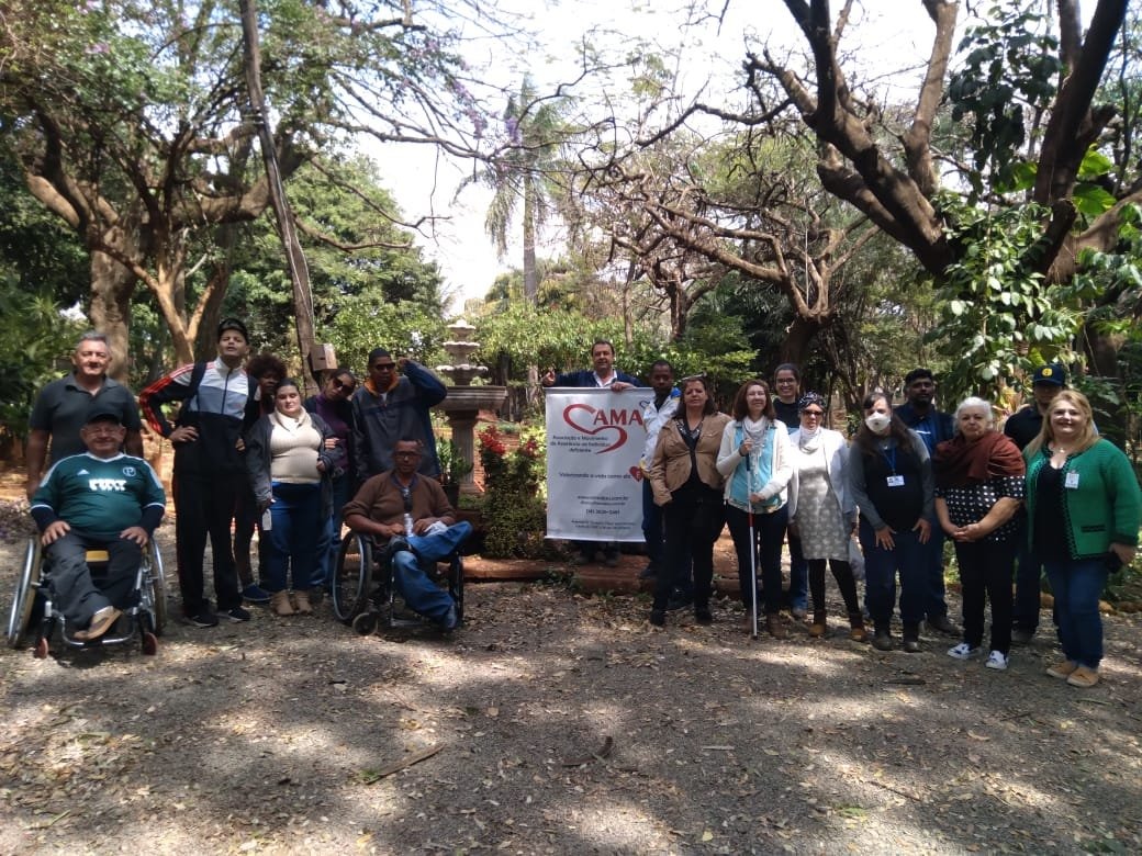INTEGRANTES DA AMAI VISITAM HORTO E AVALIAM ACESSIBILIDADE