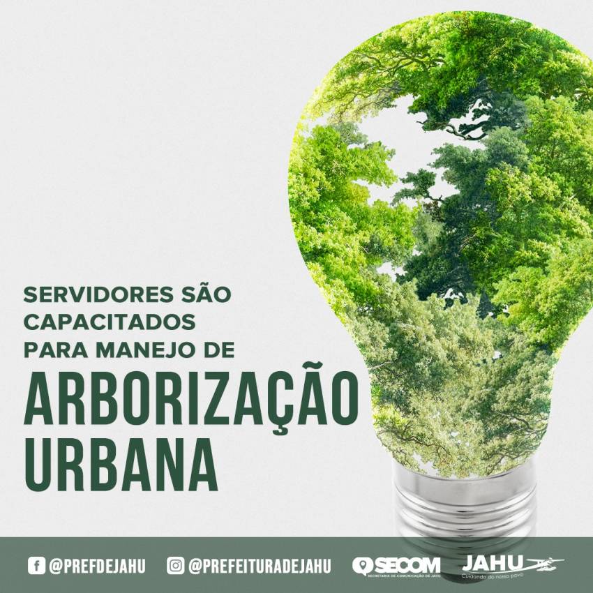 SERVIDORES SÃO CAPACITADOS PARA MANEJO DE ARBORIZAÇÃO URBANA