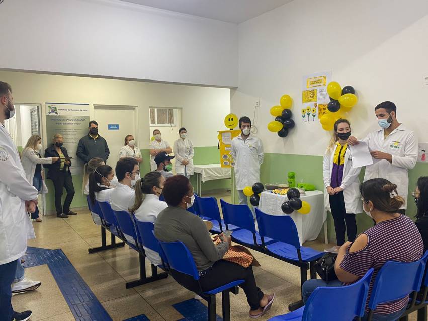 PALESTRA NA USF BELA VISTA ABORDA SUICÍDIO