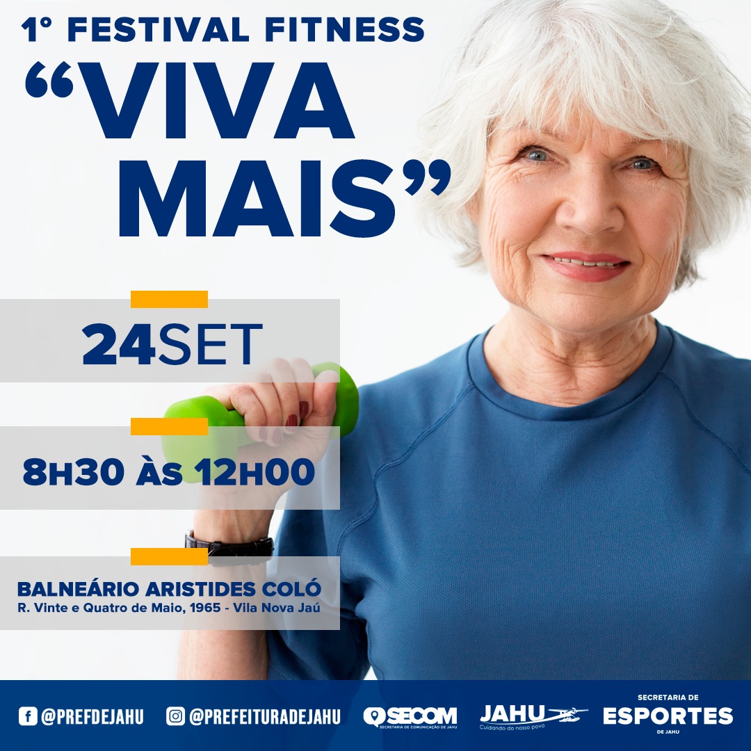PREFEITURA REALIZA '1º FESTIVAL FITNESS VIVA MAIS'