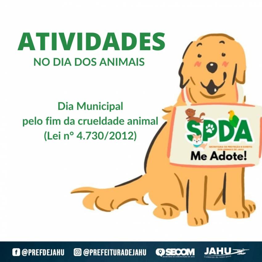 DIA DOS ANIMAIS