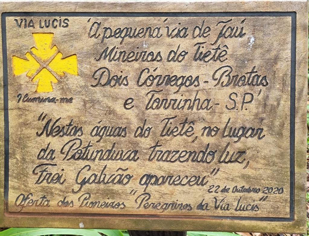 CAMINHO VIA LUCIS PASSA POR MANUTENÇÃO