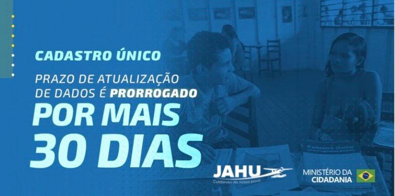 REVISÃO CADASTRAL DO PROGRAMA AUXÍLIO BRASIL É PRORROGADA POR MAIS 30 DIAS