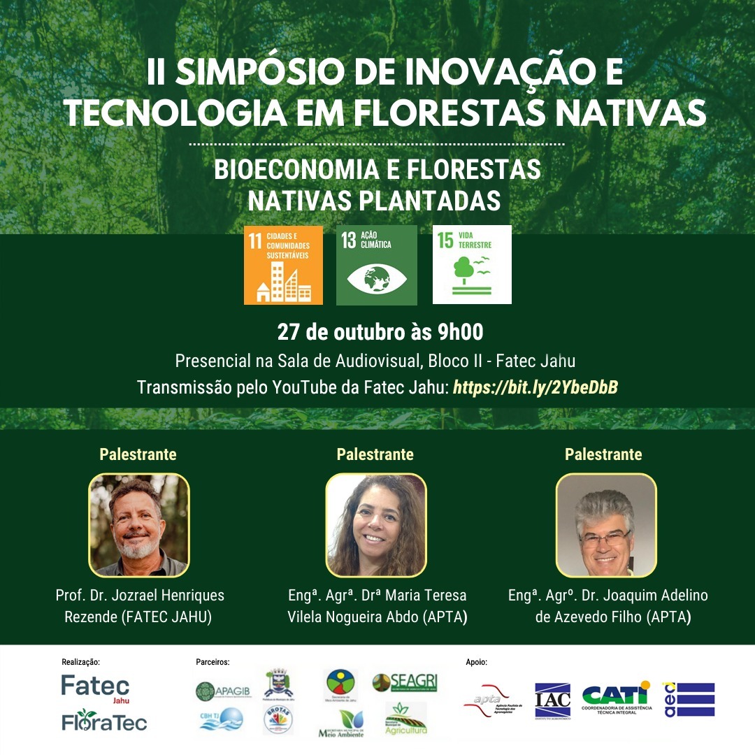 SIMPÓSIO PAUTA INOVAÇÃO E TECNOLOGIA EM FLORESTAS NATIVAS