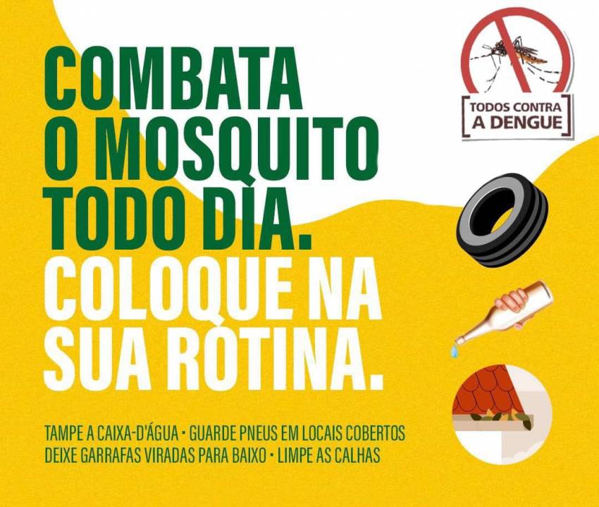 CUIDADOS PARA EVITAR A DENGUE DEVEM SER REDOBRADOS COM CALOR E CHUVA