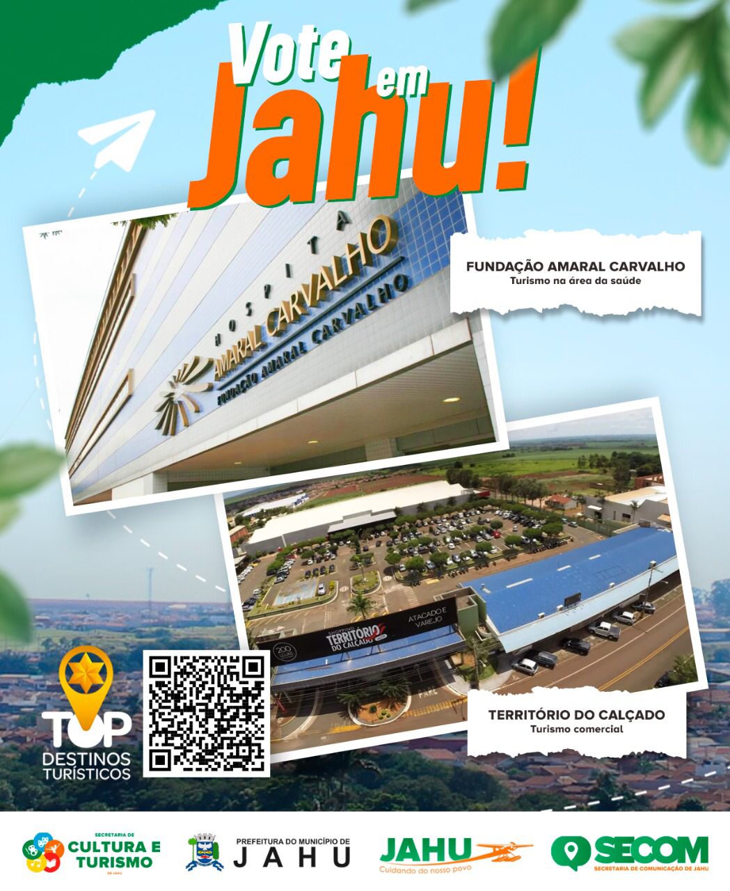 JAHU PARTICIPA DE PRÊMIO QUE DESTACA MUNICÍPIOS TURÍSTICOS