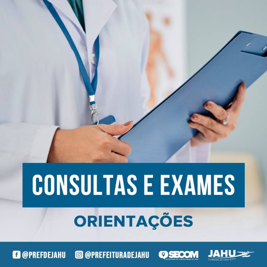 ORIENTAÇÕES A PACIENTES QUE AGUARDAM CONSULTAS E EXAMES