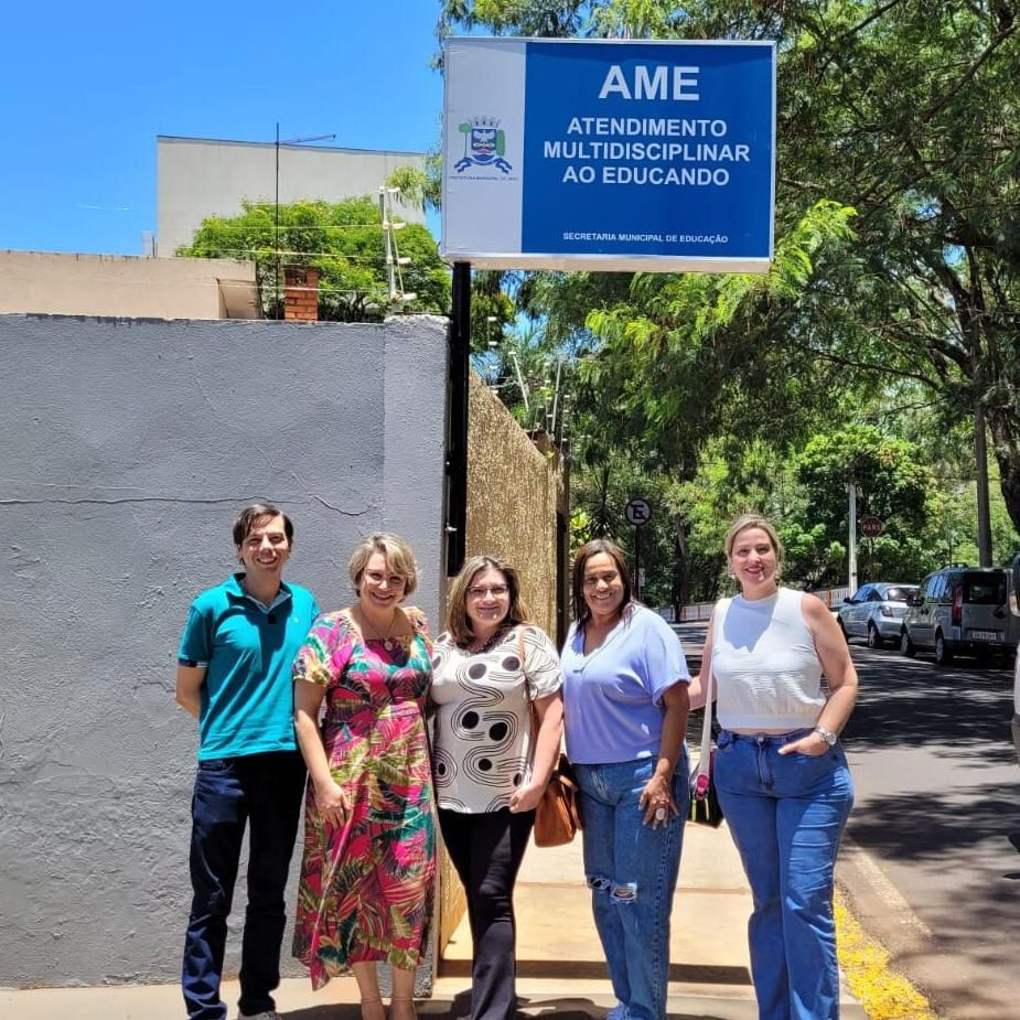 AME RECEBE VISITA DA SECRETARIA DE EDUCAÇÃO DE BROTAS