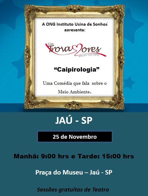 SEXTA-FEIRA TEM TEATRO NA PRAÇA DO MUSEU
