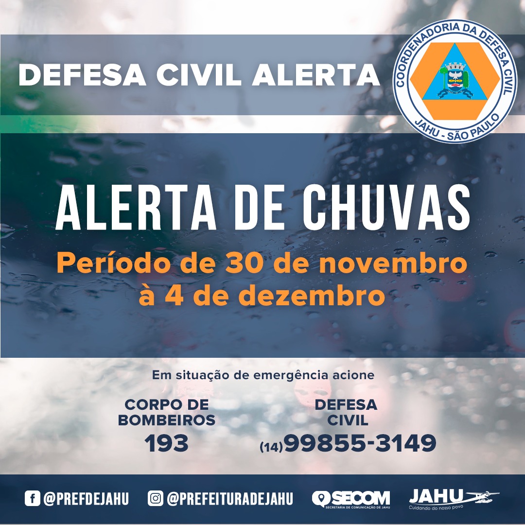 ALERTA DE CHUVAS
