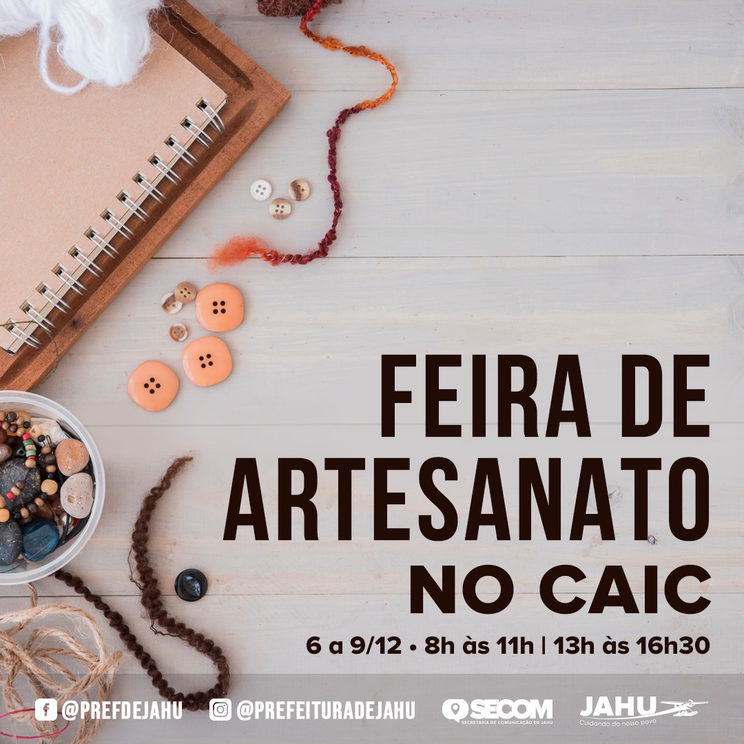 FEIRA DE ARTESANATO NO CAIC