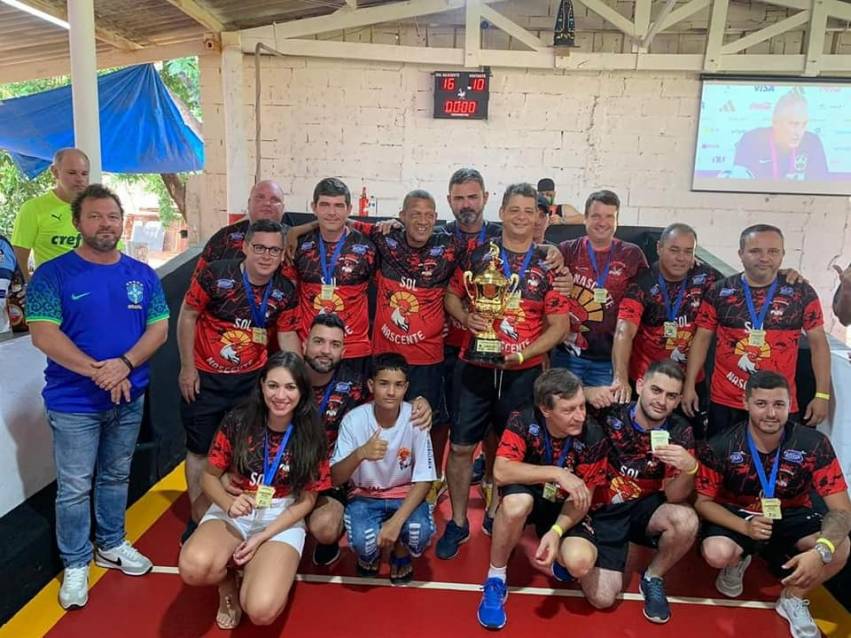 SOL NASCENTE CONQUISTA O CAMPEONATO JAUENSE DE BOCHA