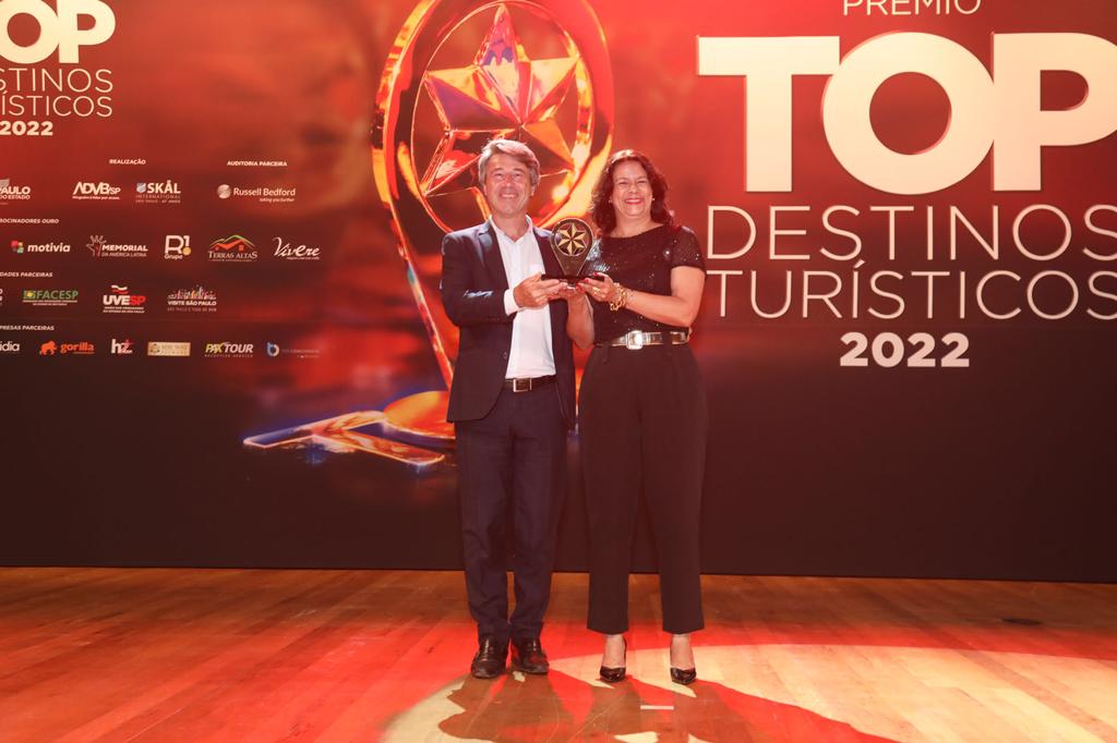 JAHU É CAMPEÃO DO TOP DESTINOS TURÍSTICOS 2022