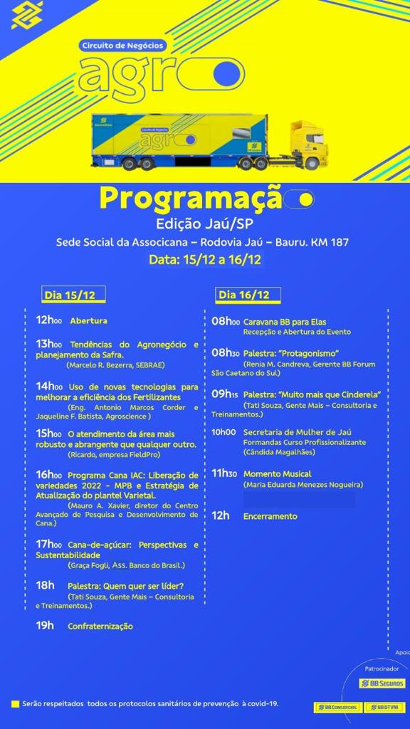 PREFEITURA PARTICIPA DO CIRCUITO DE NEGÓCIOS AGRO
