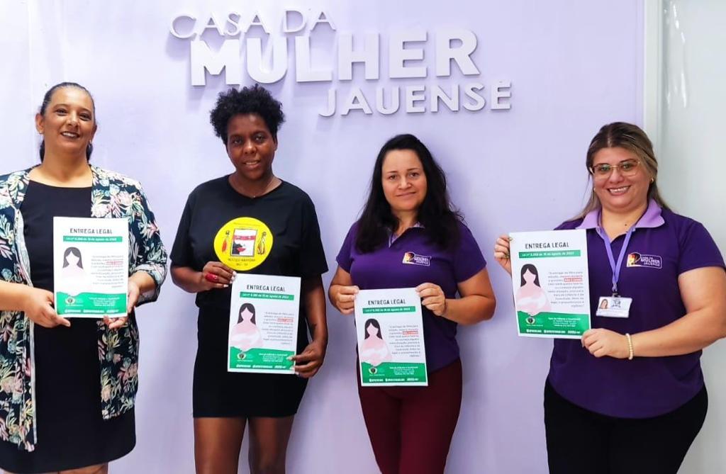 CARTAZES INFORMAM SOBRE LEI DA ENTREGA LEGAL