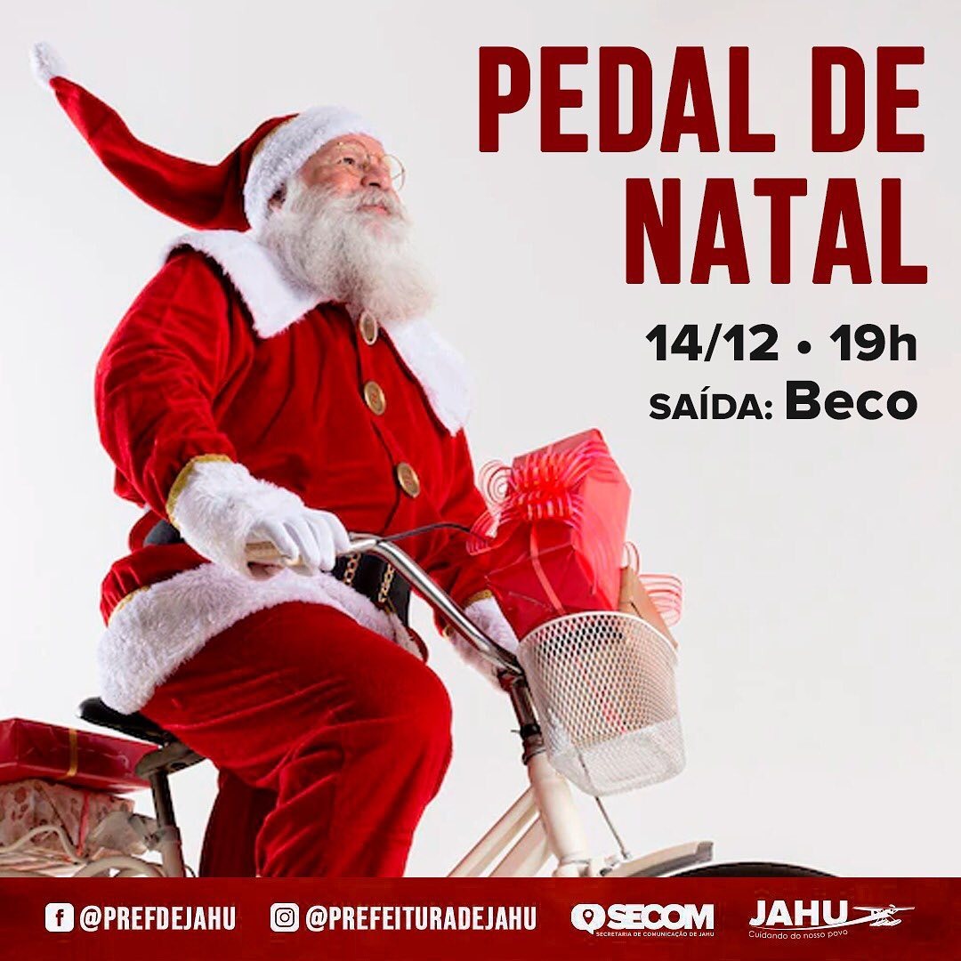 PEDAL DE NATAL ACONTECE HOJE