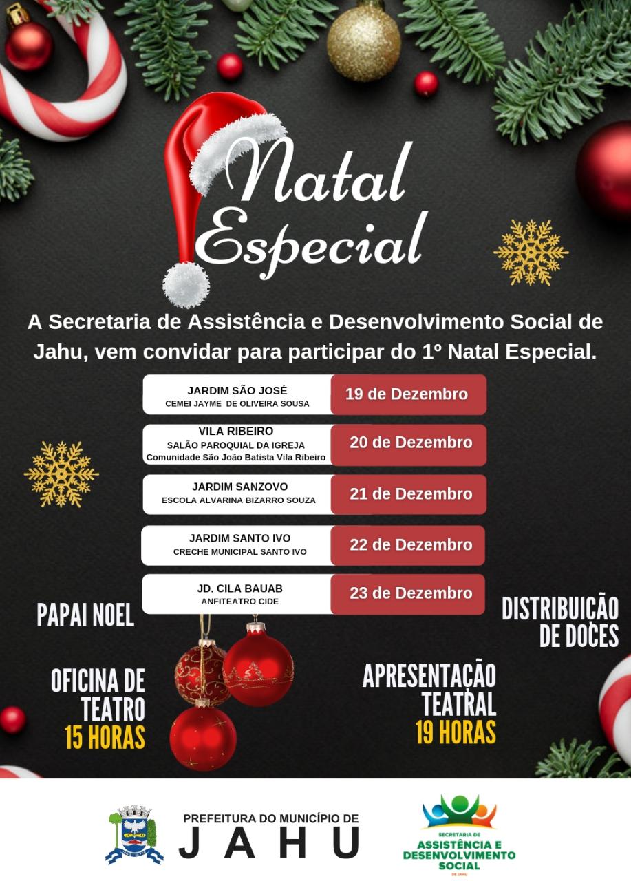 PREFEITURA LEVA PROGRAMAÇÃO DE NATAL AOS BAIRROS