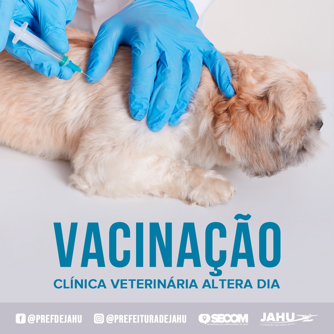 CLÍNICA VETERINÁRIA ALTERA DIA DE VACINAÇÃO