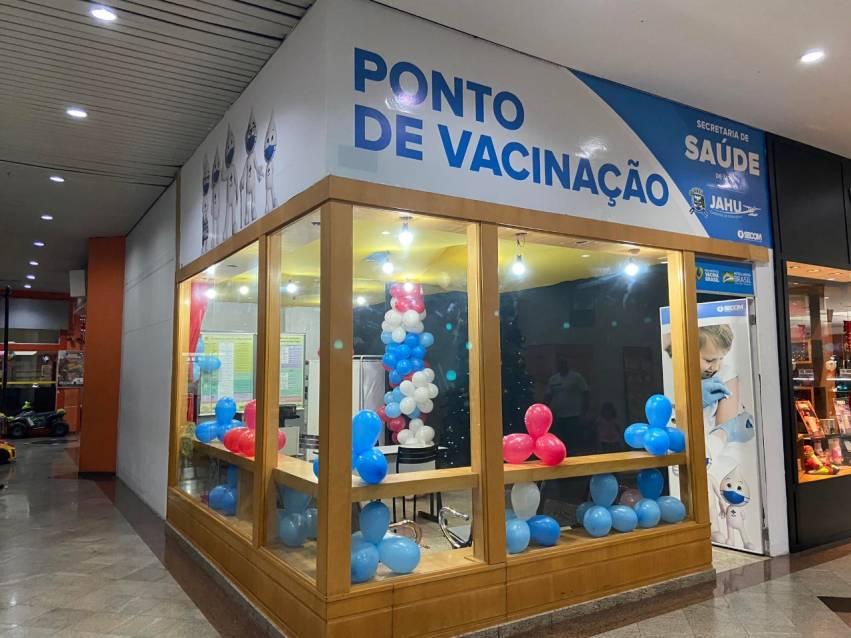 PONTO DE VACINAÇÃO NO JAÚ SHOPPING
