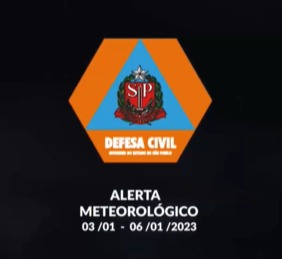 ALERTA METEOROLÓGICO – CHUVAS FORTES ATÉ SEXTA-FEIRA