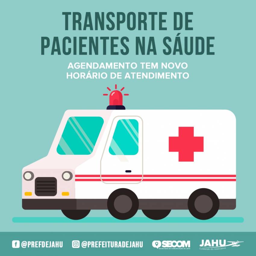 AGENDAMENTO DE TRANSPORTE DE PACIENTES NA SÁUDE TEM NOVO HORÁRIO DE ATENDIMENTO
